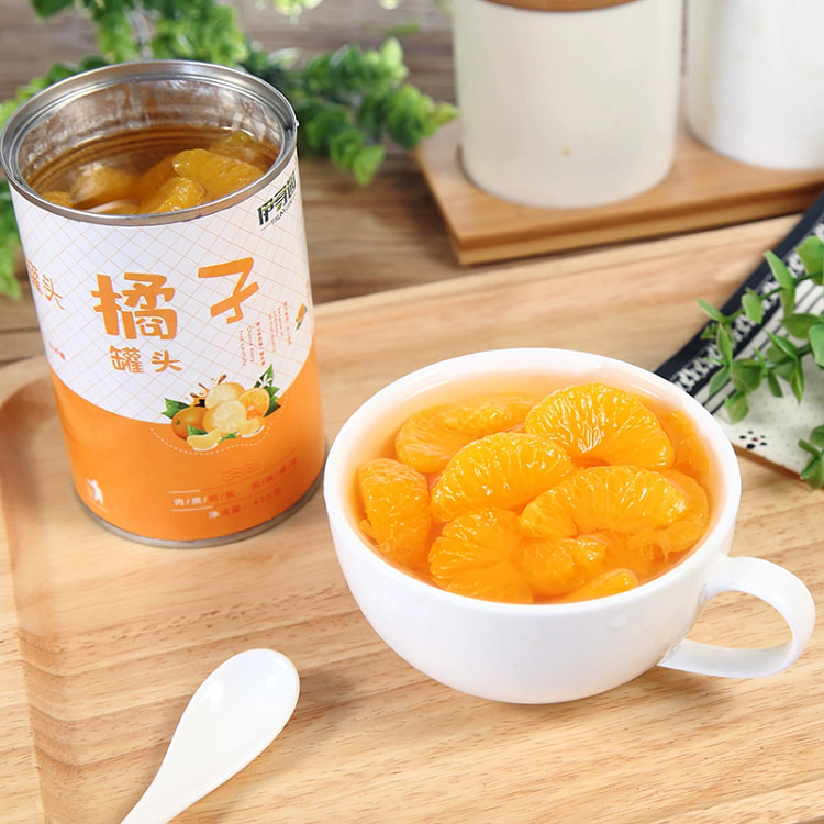 新鲜水果糖水橘子罐头425g*1罐