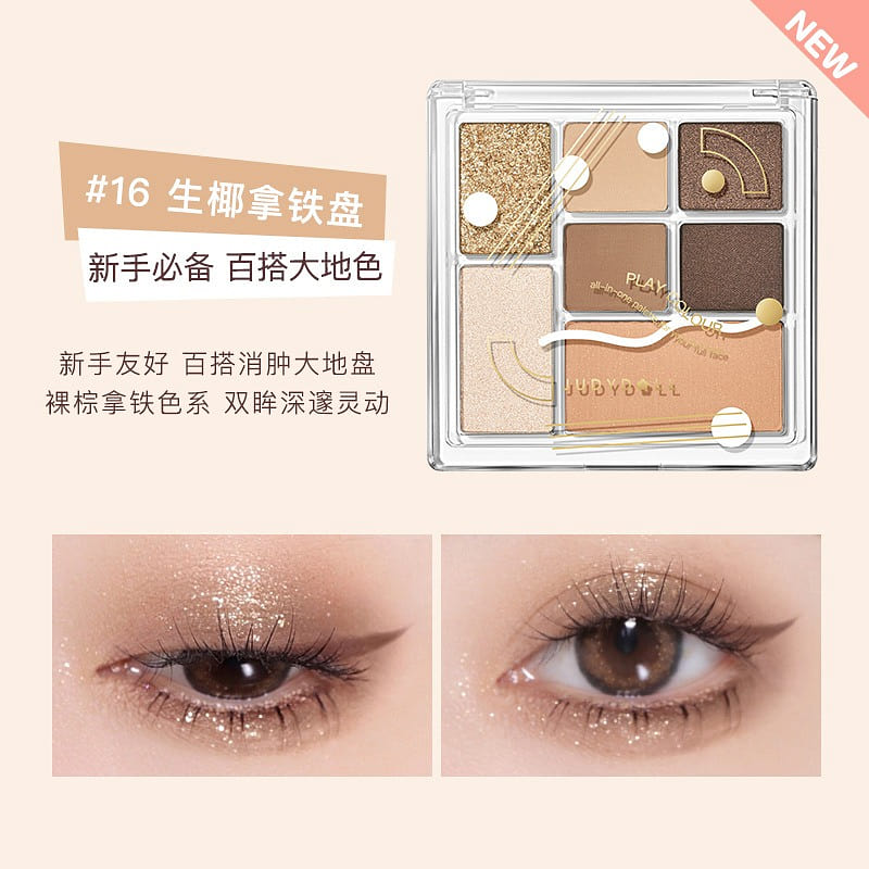 JUDYDOLL Play Color ALL-IN-ONE Palette #16 1 each