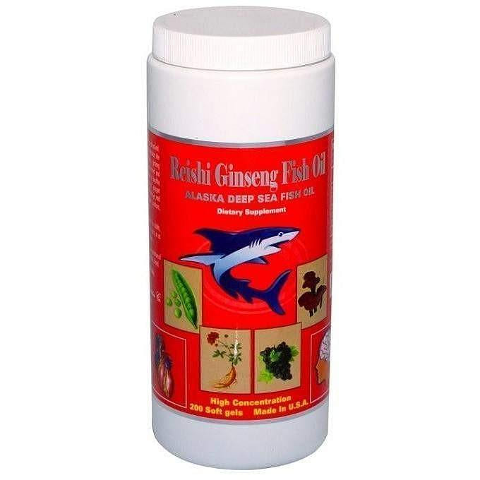 Reishi Ginseng Fish Oil (200 Softgels) 1 count