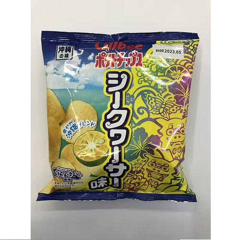 Okiko Potato Chips, Shikuwasa Flavor, 58g 1 each