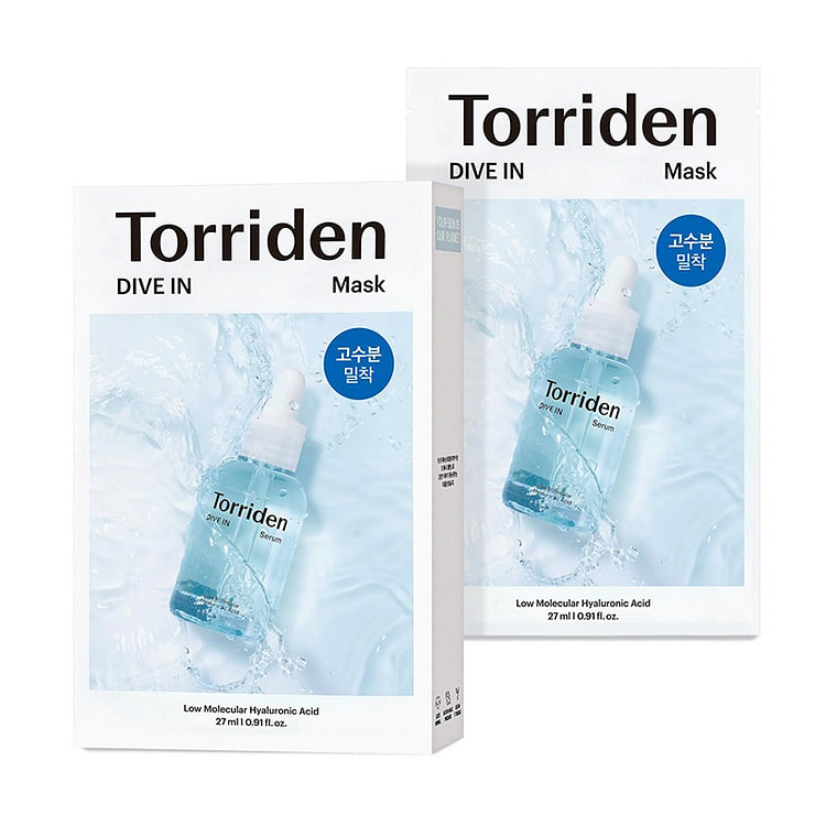 Torriden Dive In Low Molecular Hyaluronic Acid Mask 10 pcs/Box