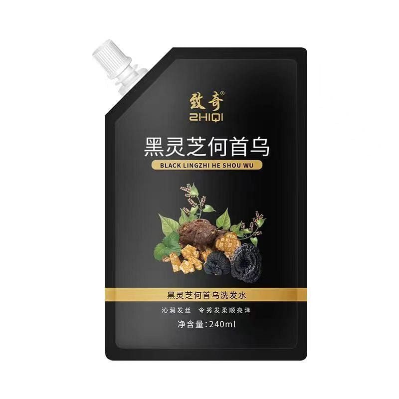 Strange Black Ganoderma Multiflorum shampoo 240ml/ bag 240 ml