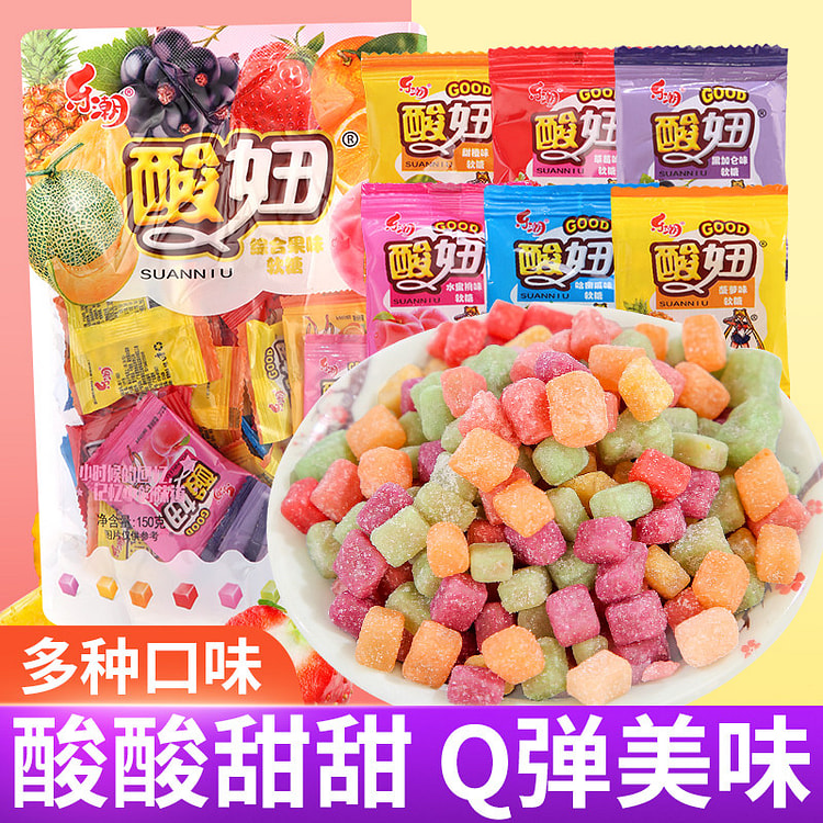 乐潮酸妞软糖150g*1袋（约34小包） 1 包