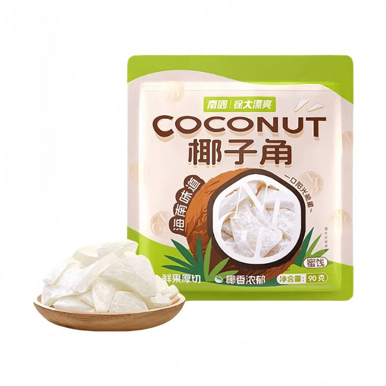 Nanguo Food Coconut Horn Coconut Meat Pieces, 90g 90 g
