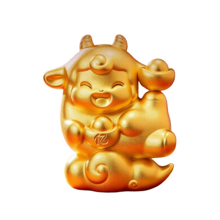 Goat Goat De Yi Golden Goat Ornament 6.5*6cm 1 box