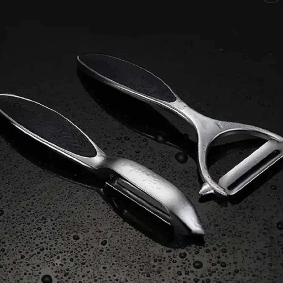 2 Stainless Steel Vegetable & Fruit Peeler Set – Non-Slip Handle Potato Peeler 2 count