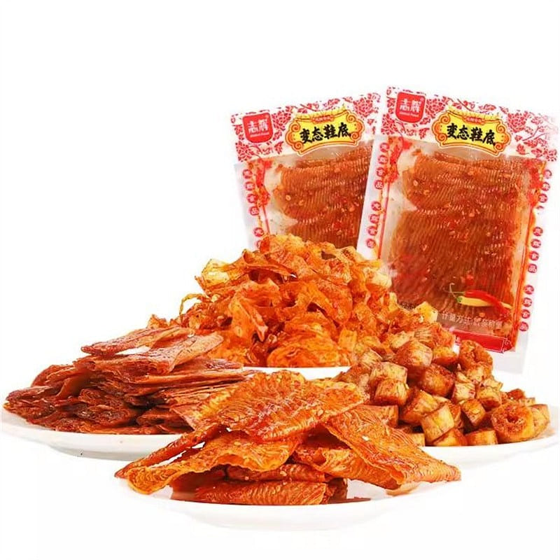 Zhi Hui Shoe Shoe Spicy Treaty 10 Pack Mixed Explosive Spicy Snacks Bean Skin Sp 10 each