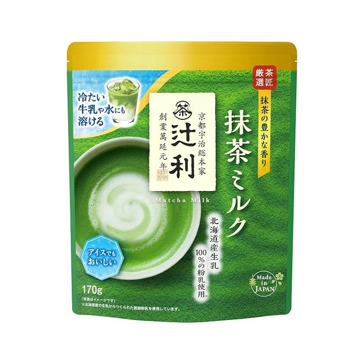 片岡物産 辻利抹茶ミルク 170g 1 パック