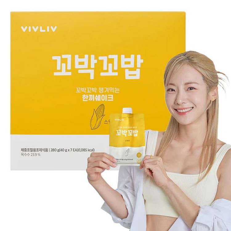 Kkobak Kkobap Protein Shake Original Sweet Corn 40 g