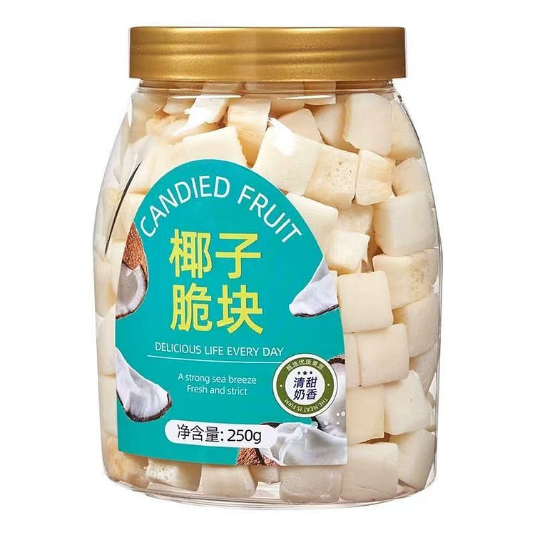 椰子脆块250g*1罐 250 克