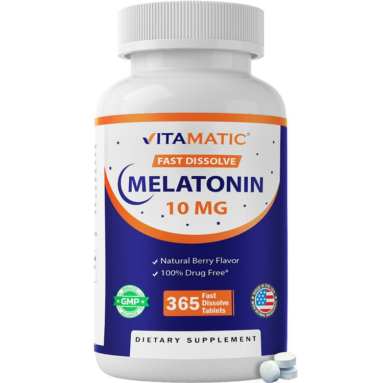 Melatonin 10mg 365 Fast Dissolve Tablets