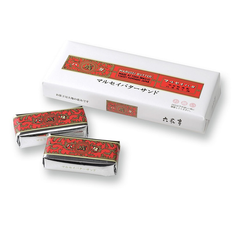 「日本直送」六花亭・マルセイバターサンド　5個入り 1 箱