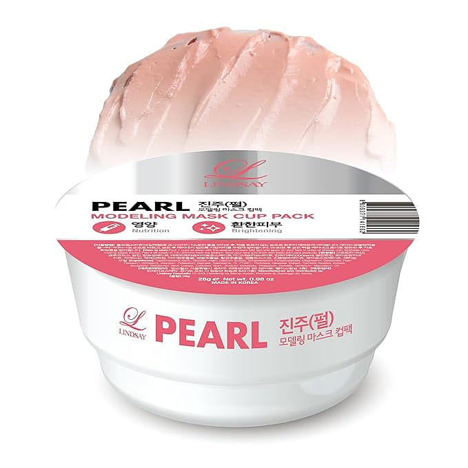 LINDSAY Pearl Modeling Mask Cup Pack 1.5 oz | Hydrating & Deep Pore Mask 1 個