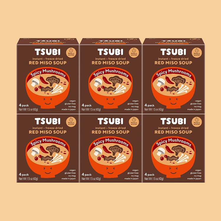 Red Miso with Spicy Japanese Mushrooms Pack of 24-