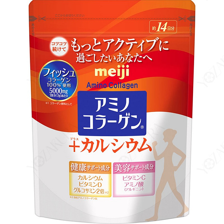 Meiji Amino Collagen Plus Calcium 98g 1 pack