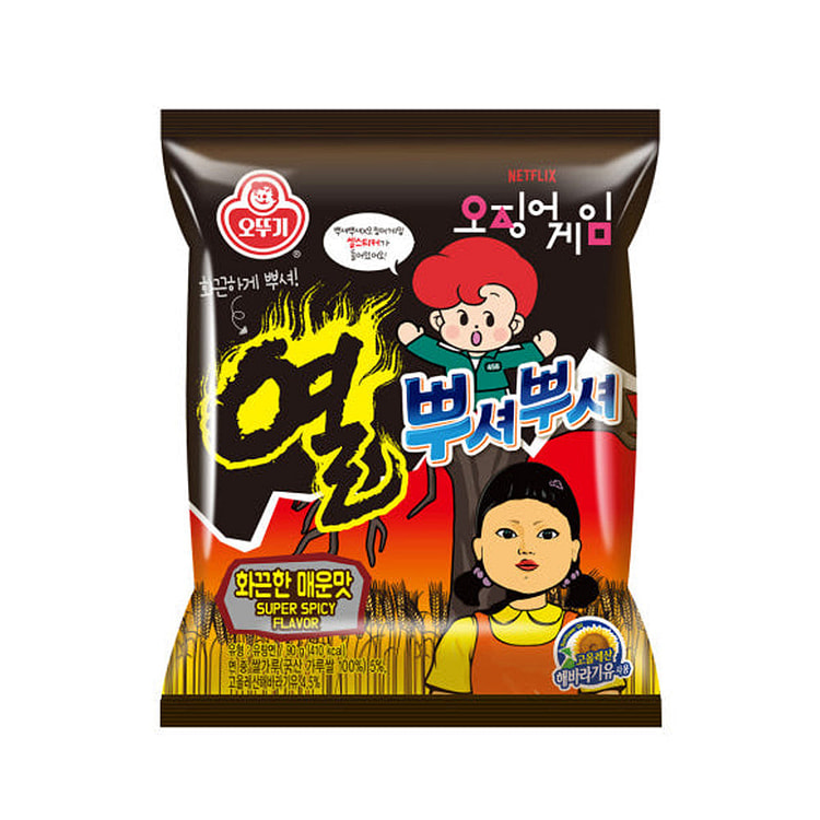 Ottogixx 鱿鱼游戏 辣味捏碎面 90g