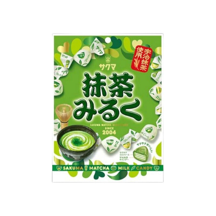 SAKUMA 抹茶牛奶口味软糖 58g