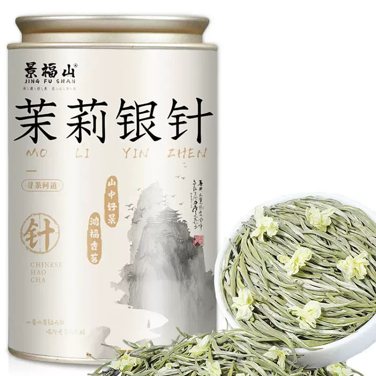 Jingfushan Premium Jasmine Tea 100g*1 Can 100 g