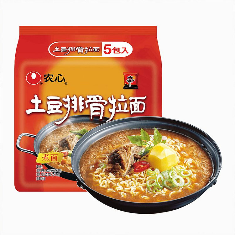 Nongshim Potato and Rib Flavor Instant Noodles 600 g