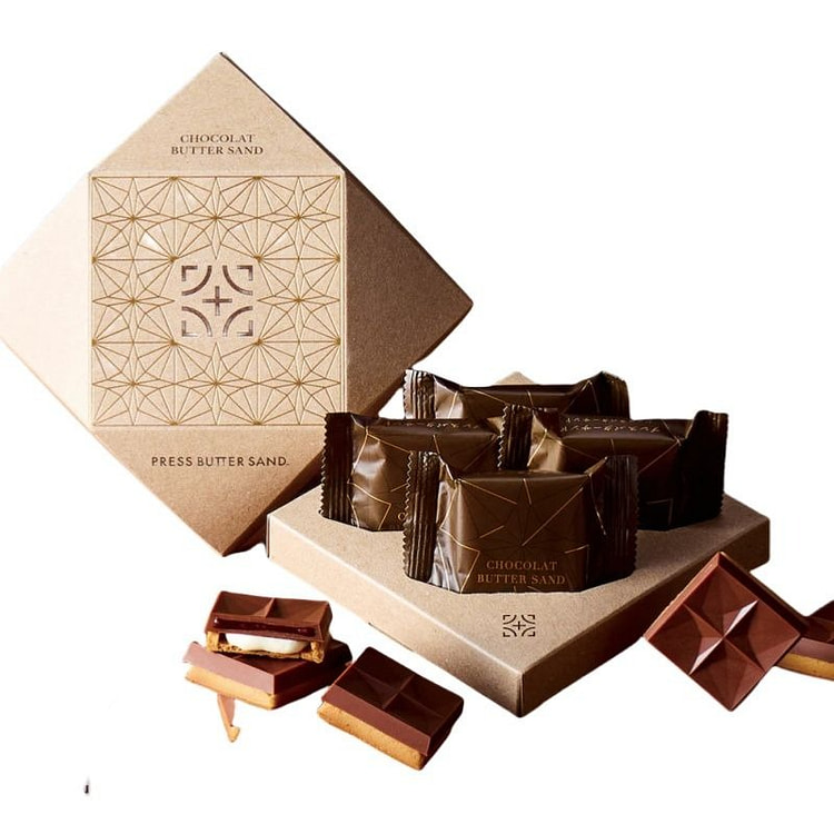 press butter sand Rich Chocolate Cream Sandwich Butter Cookies 4pcs