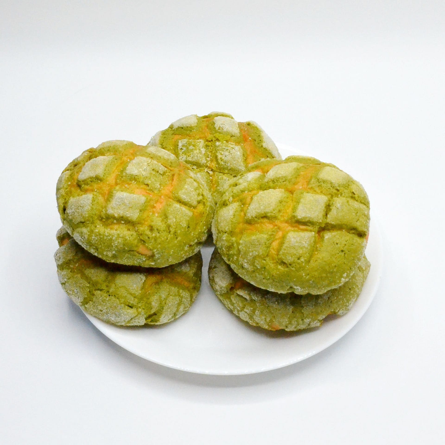 Japanese Mini Green Tea Melon Pan 5 count