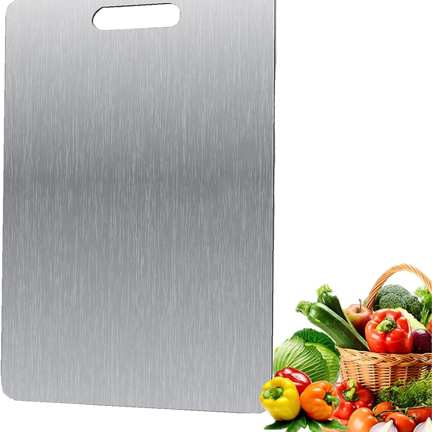 Cutting Boards for Kitchen Double Sided MetalSteel 1 count - Weee!