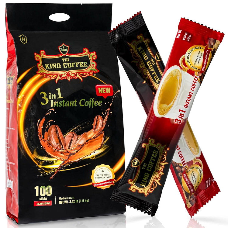 TNI King Coffee 3 in 1 Instant Vietnamese Coffee 100 pack