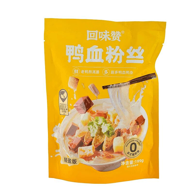 Huiweizan Duck Blood Vermicelli Soup 199g*3Pouches 199 g