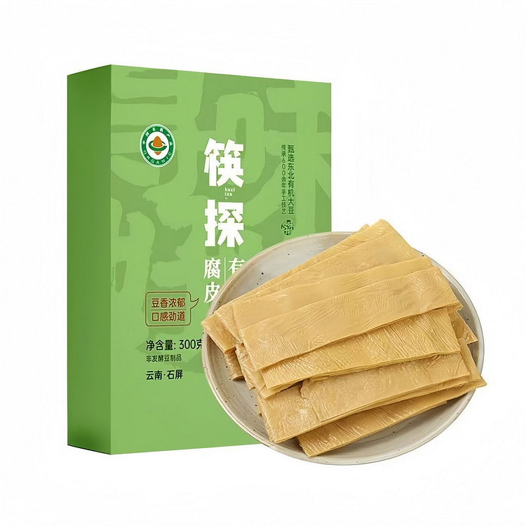 1 box of organic dried bean curd for cold hot pot 300 g