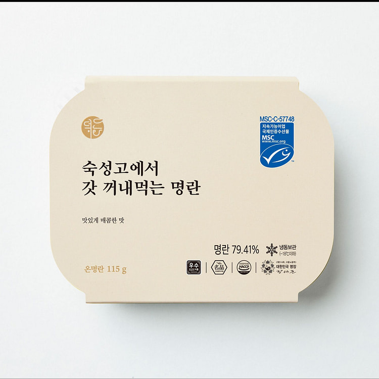 DEOKHWA 辣味明太鱼 110g，MSC 认证