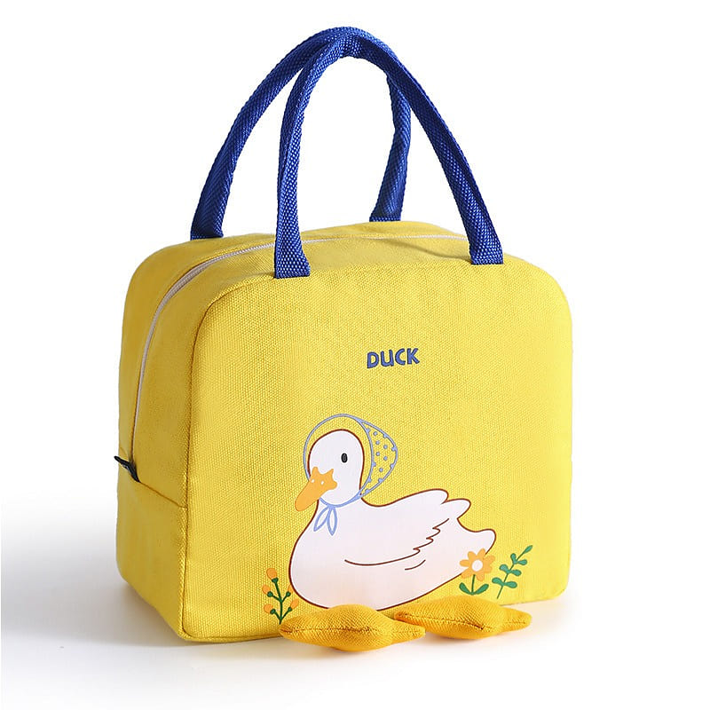 Little Yellow Duck Bento Bag Cute Cartoon Yellow 1 개