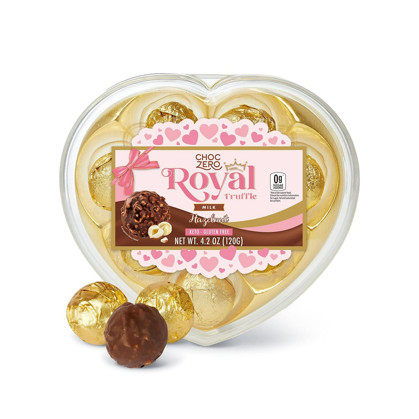 ChocZero Chocolate Hazelnut Truffle, 8 Truffles 1 個