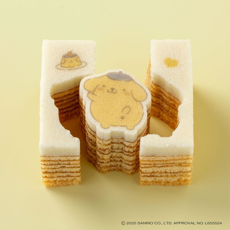 Sanrio Pompompurin Baum Cake Plain Flavor