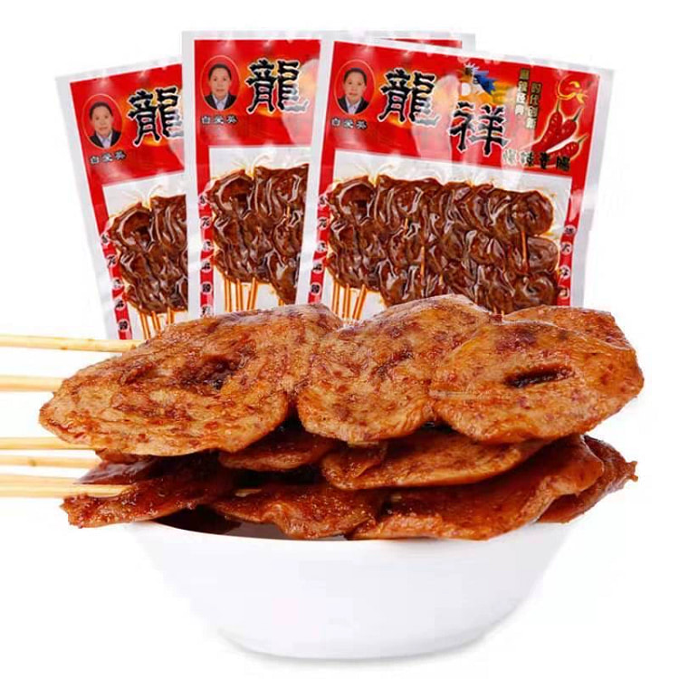 Nostalgic food: Longxiang 80g, classic spicy vegetarian sausage, casual spi