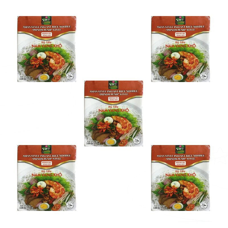 Viet Cuisine Instant Rice Noodle Phnom Penh Style pack of 5 1 each