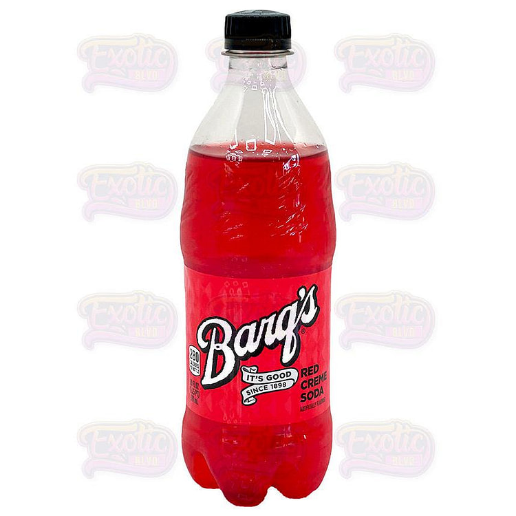 Barq's Red Cream Soda 20oz Bottle 1 each
