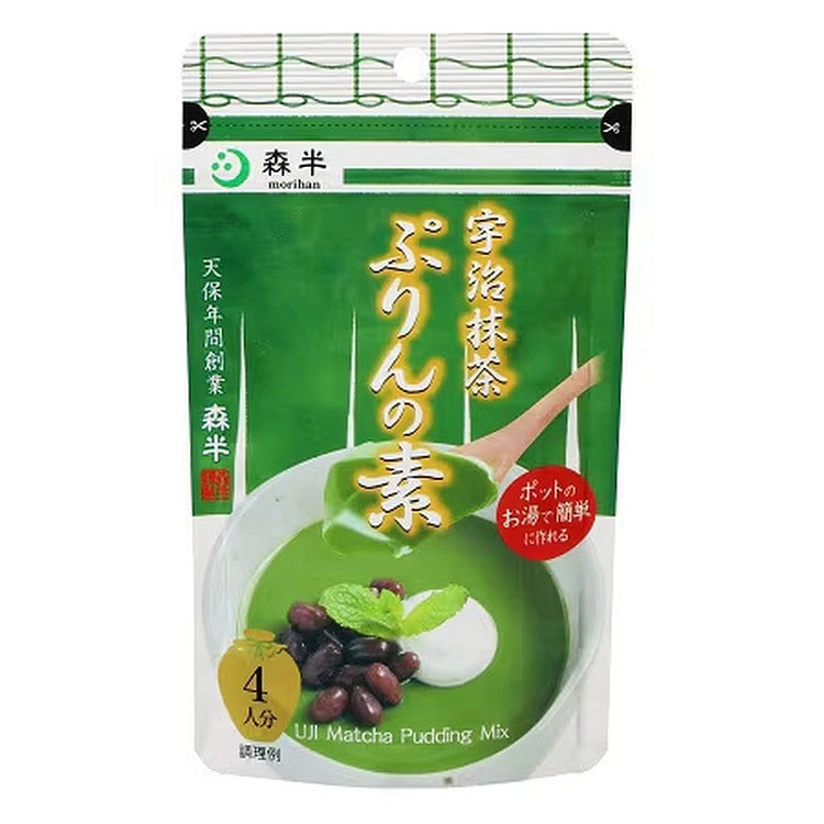 Morihan Uji Matcha Pudding Base 80g 1 each