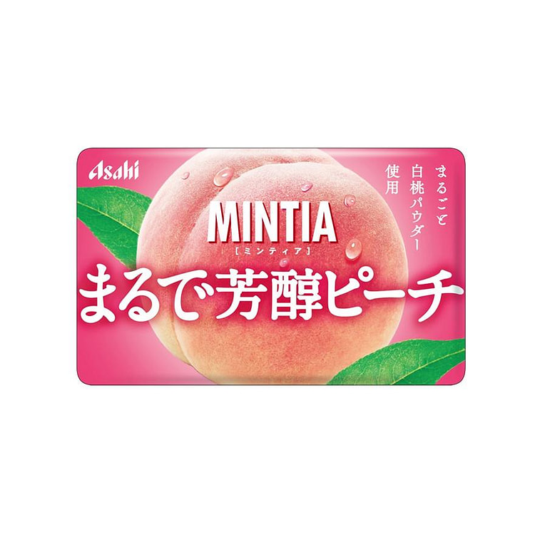 Asahi Mint Candy White Peach Flavor 50pcs 1 each