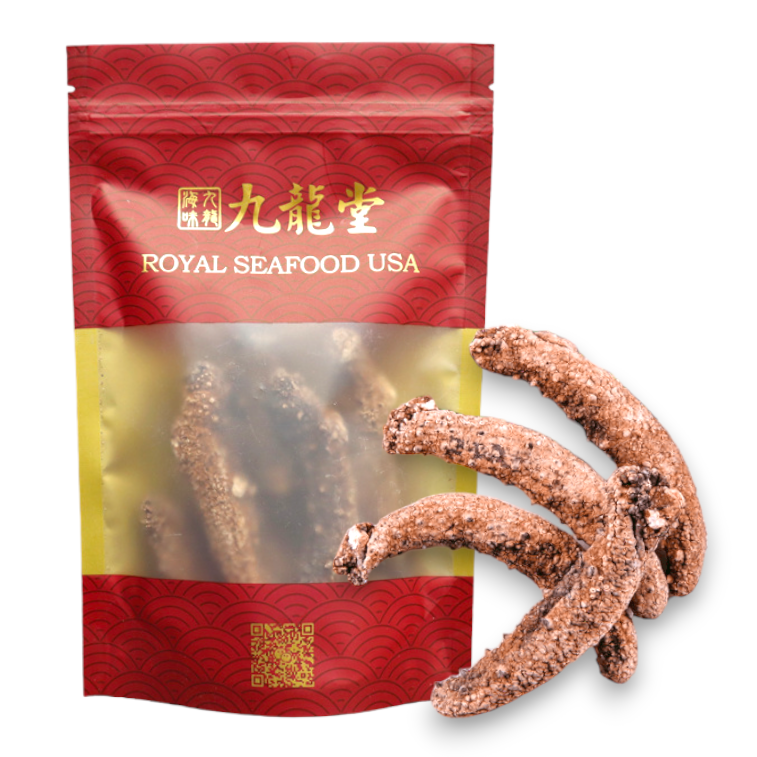 Royal Seafood USA Premium Wild Dried Alaska Sea Cucumber (Large) 4oz