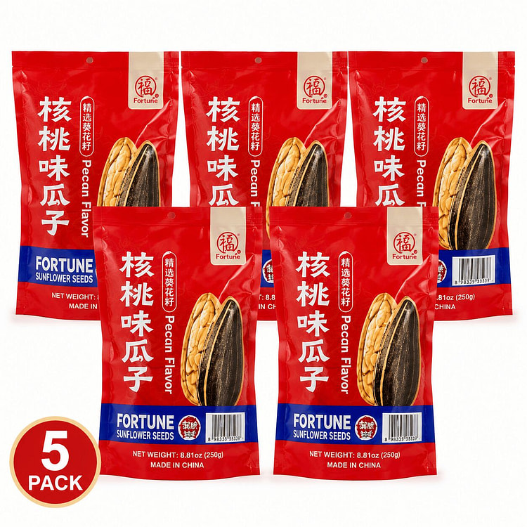 FORTUNE Sunflower Seed Caramel 5 pack 250 g