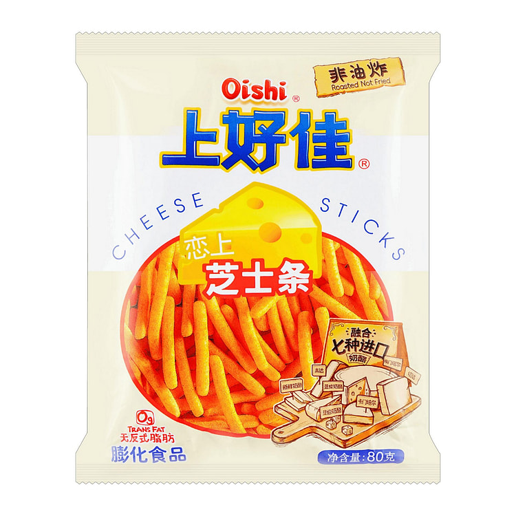 Oishi Cheese Sticks 80 g 1 each