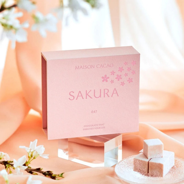 MAISON CACAO 樱花生巧克力16块