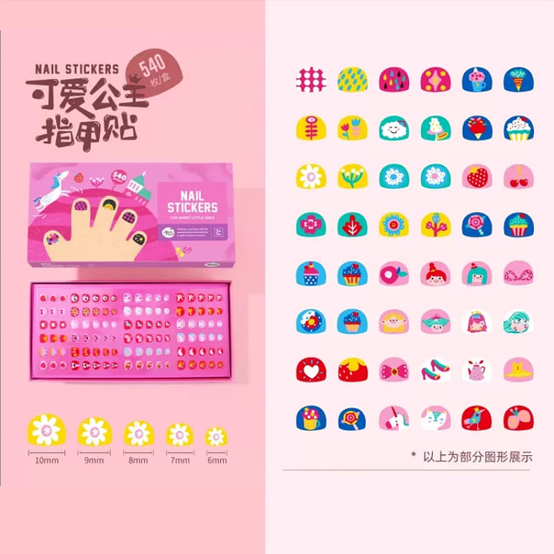 Nail Sticker Sweet Garden 540 pieces *1 box 1 箱