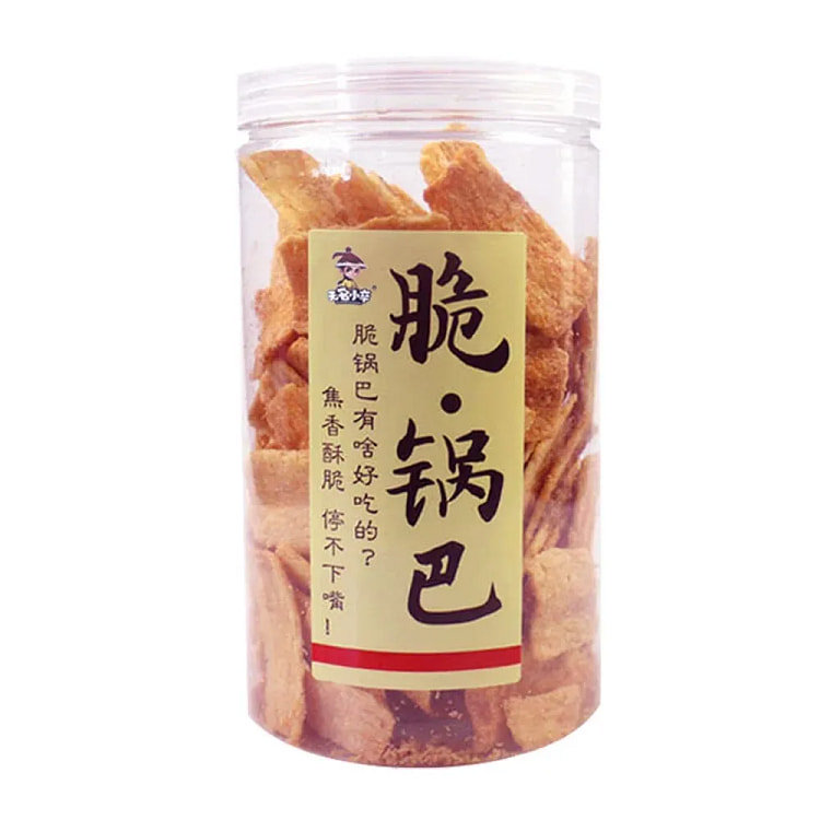 无名小卒 脆锅巴 薄脆儿童休闲零食 1罐 210 克