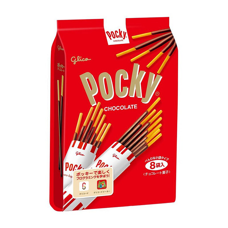 Glico 格力高 Pocky百奇巧克力棒 8小袋入 127g