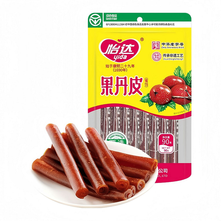 怡达 果丹皮开胃休闲食品老牌独立包装 90g*1袋 90 克