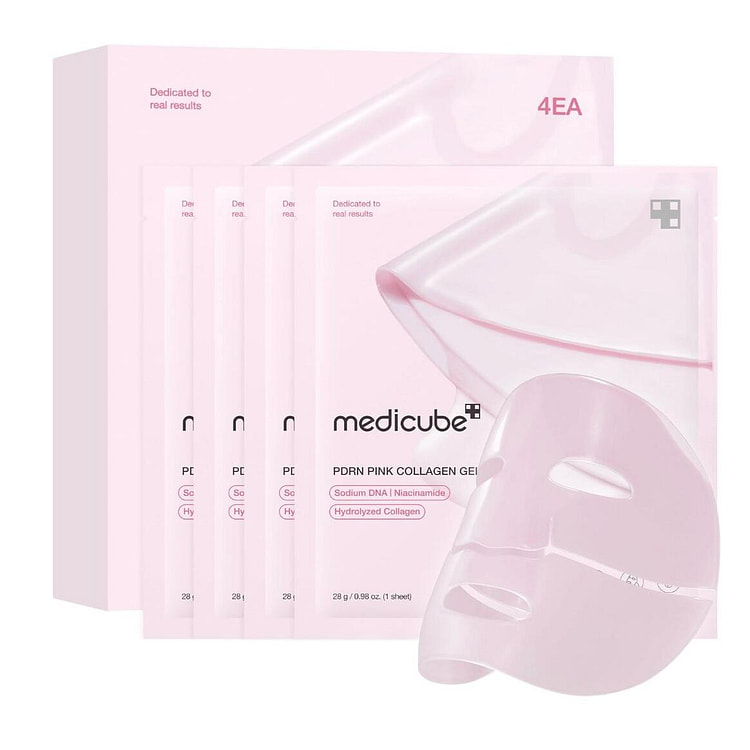 Medicube PDRN Pink Collagen Gel Mask 4pcs 1 each