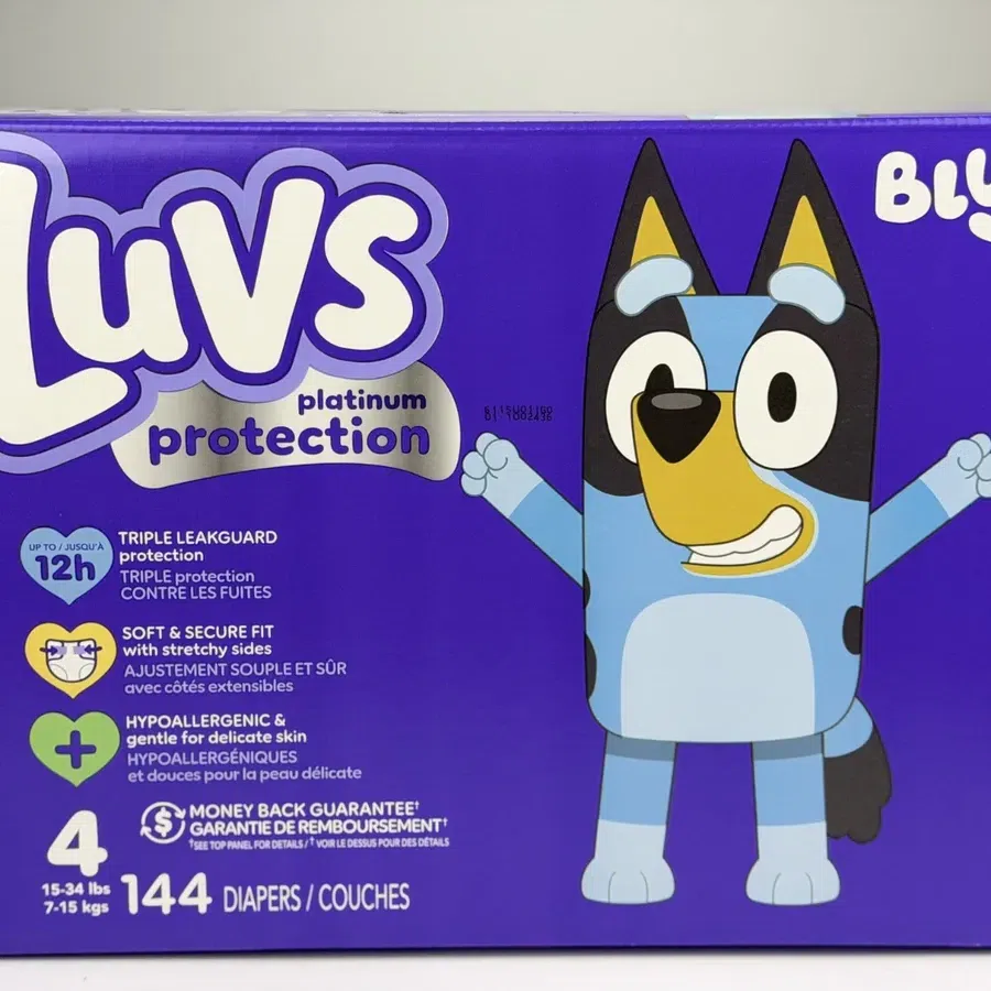 Luvs Pro Level Leak Protection Diapers Size 4 1 pack