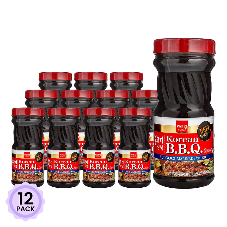 Wang 韩式牛肉烧烤酱 840 克*12 包
