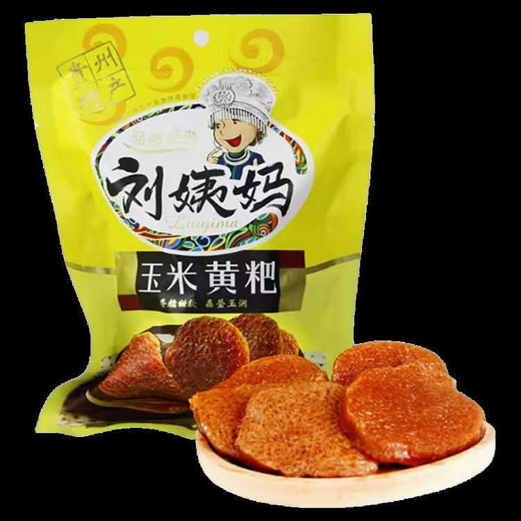 刘姨妈黄粑竹叶粑特产年糕玉米味300g*1袋